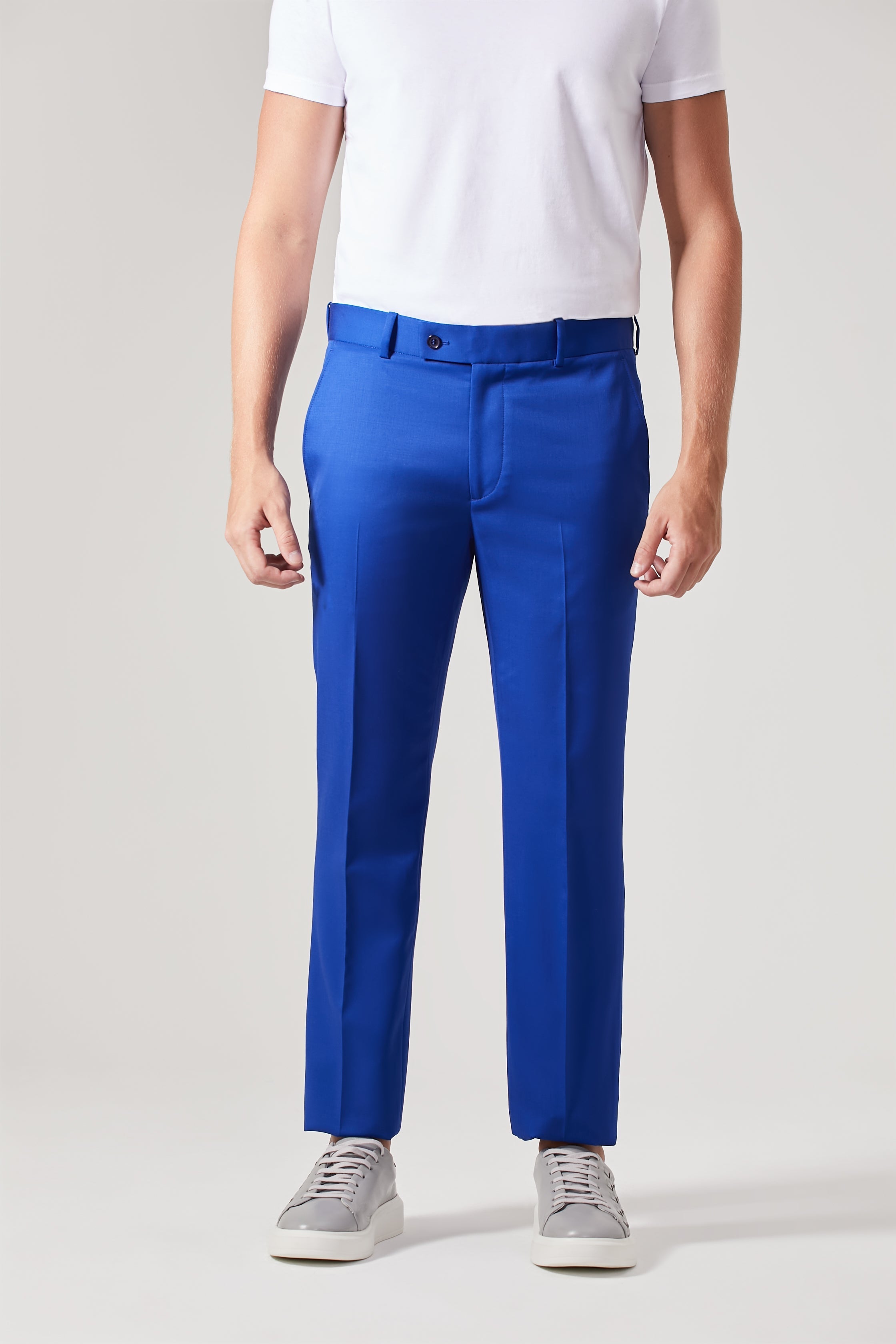 Calça Lã Super 120 Azul Royal