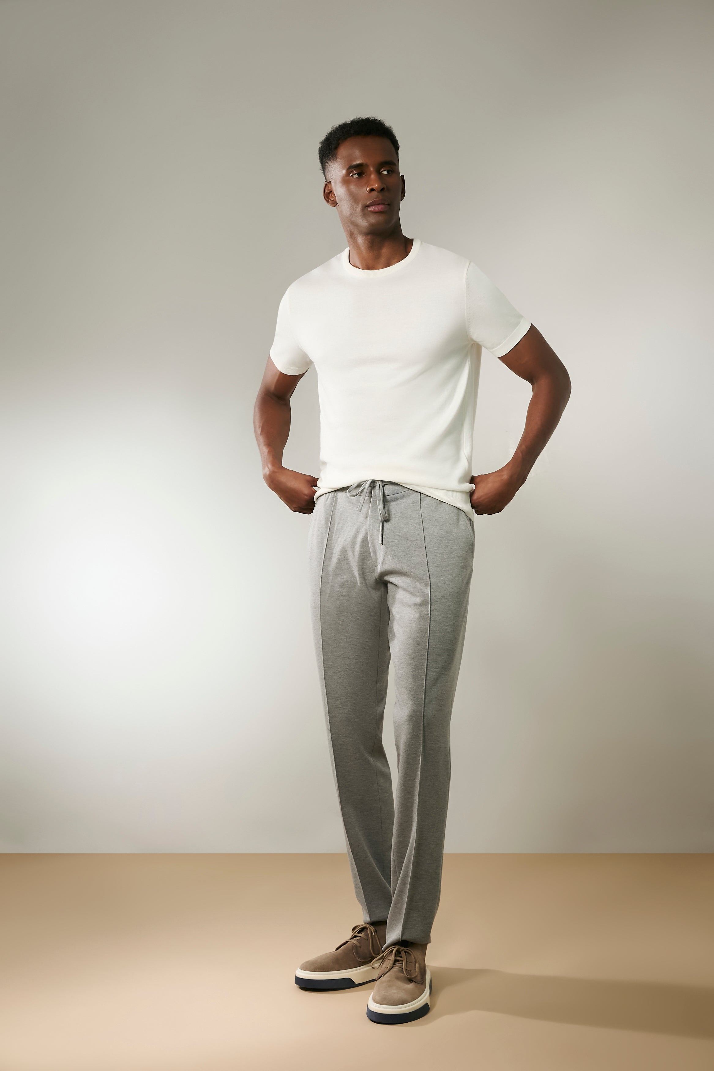 Calça 803 Moletom Cinza