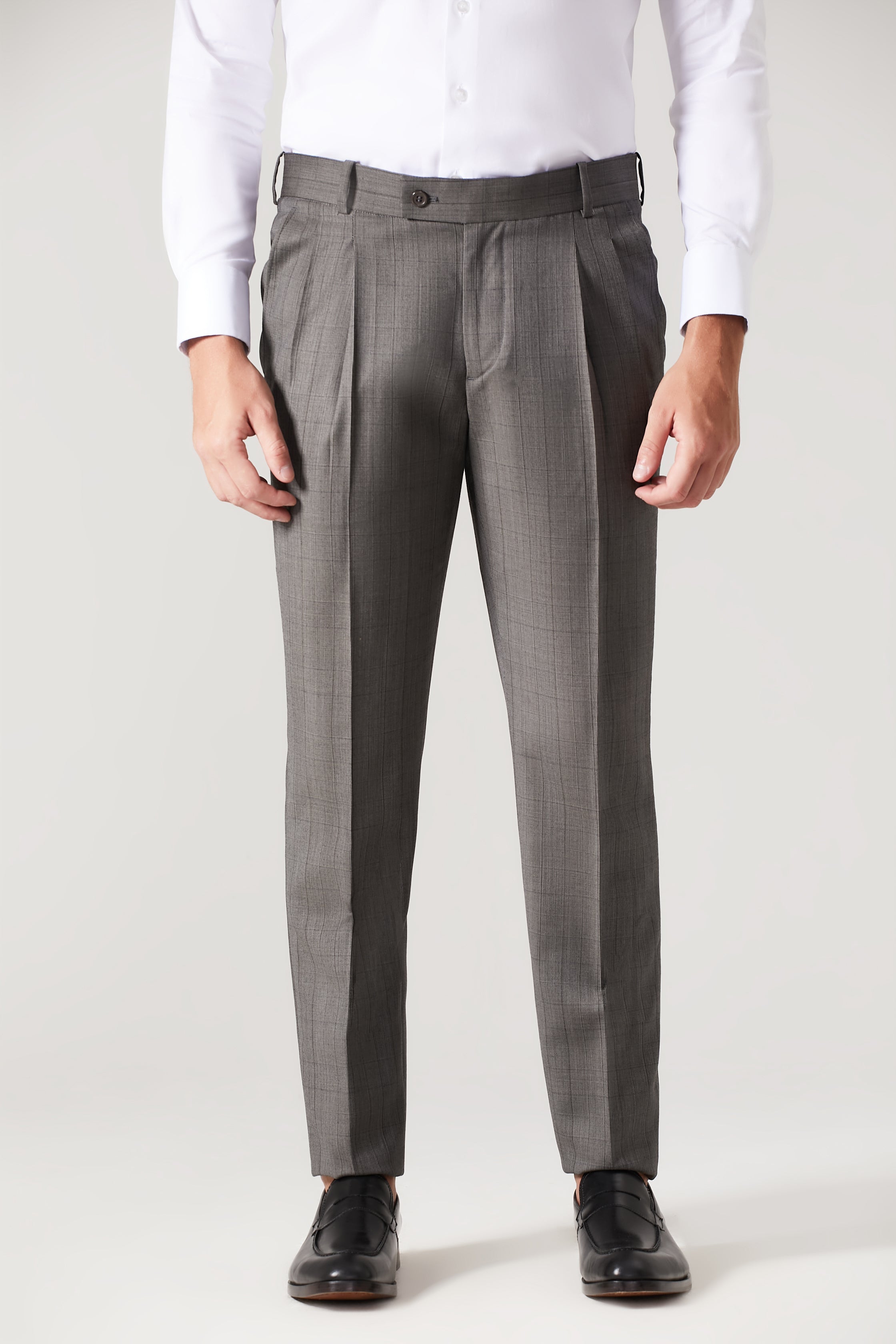 Calça Lã Super 120 Príncipe de Gales