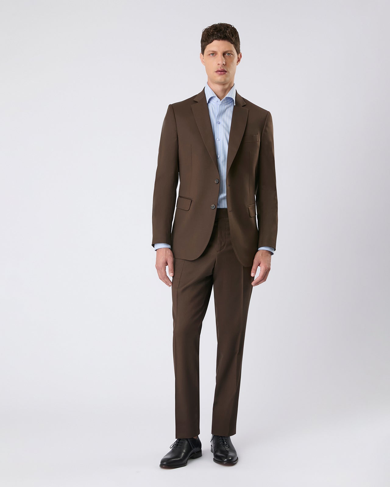 Paletó Lã Super 120 Marrom