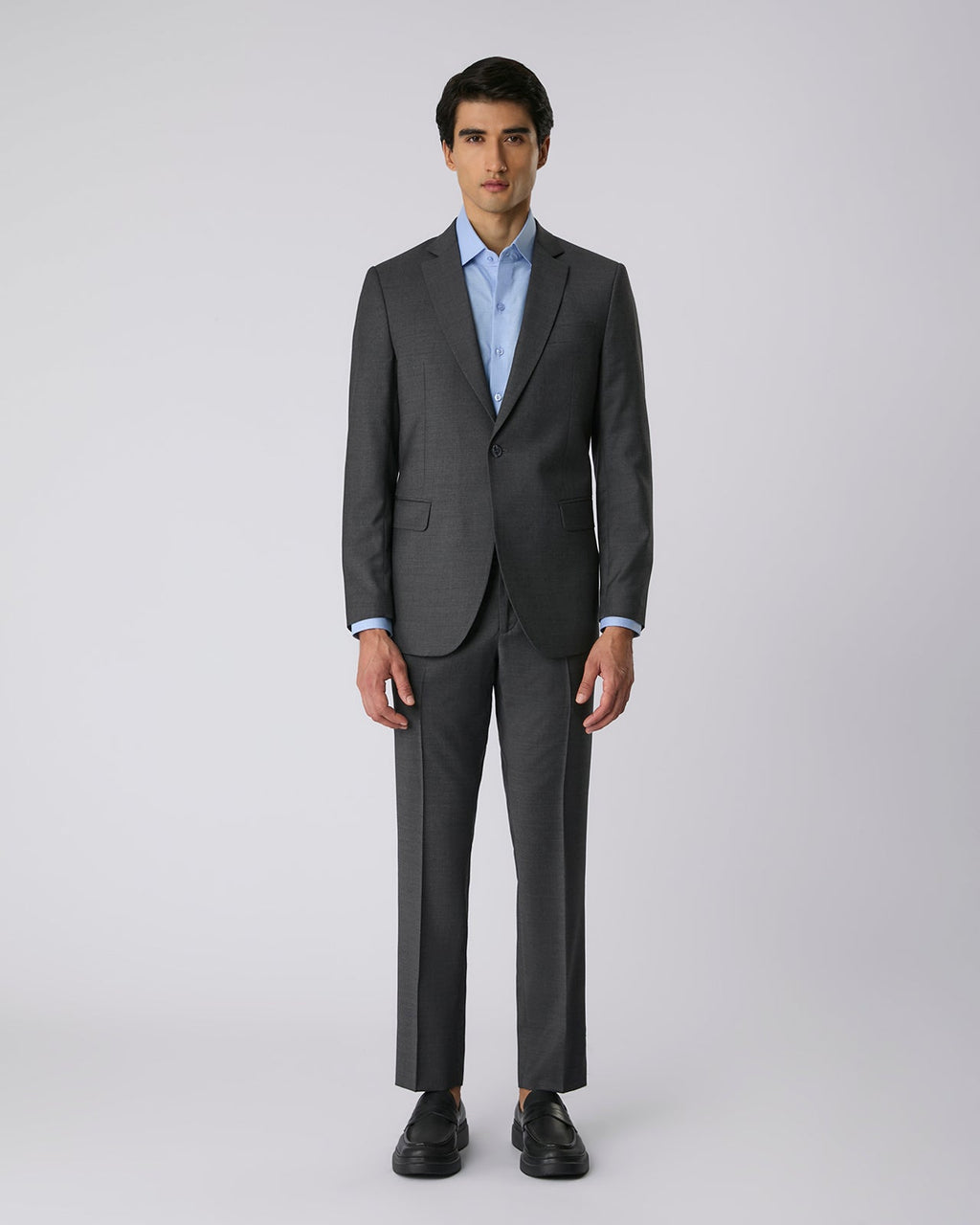 Paletó Lã Super 120 Cinza