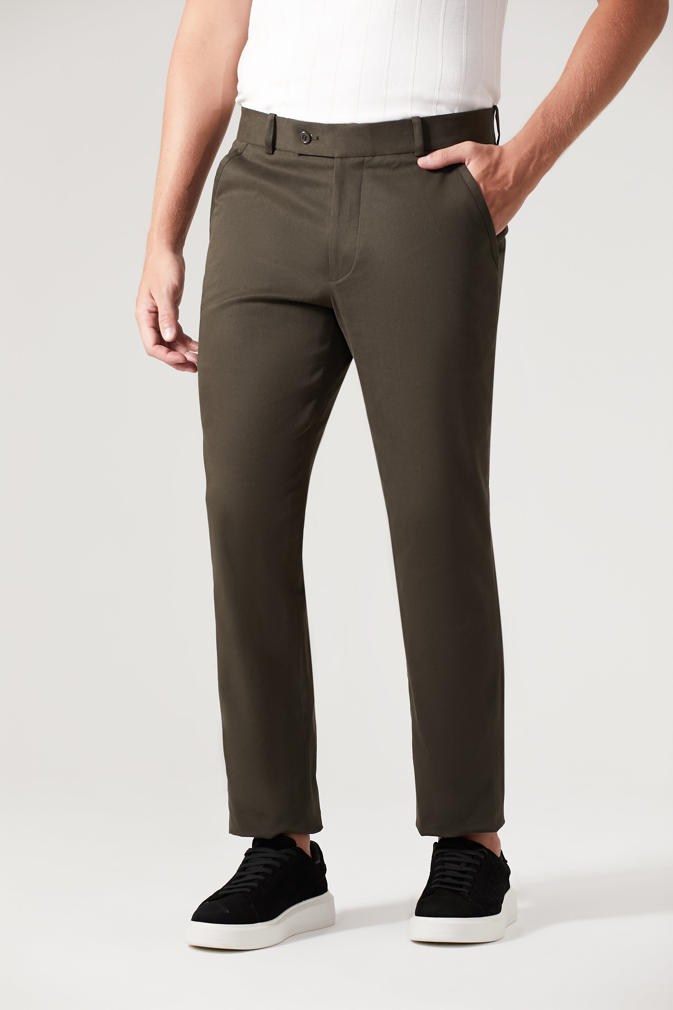 Calça Alfaiataria Sarja Haiti Verde