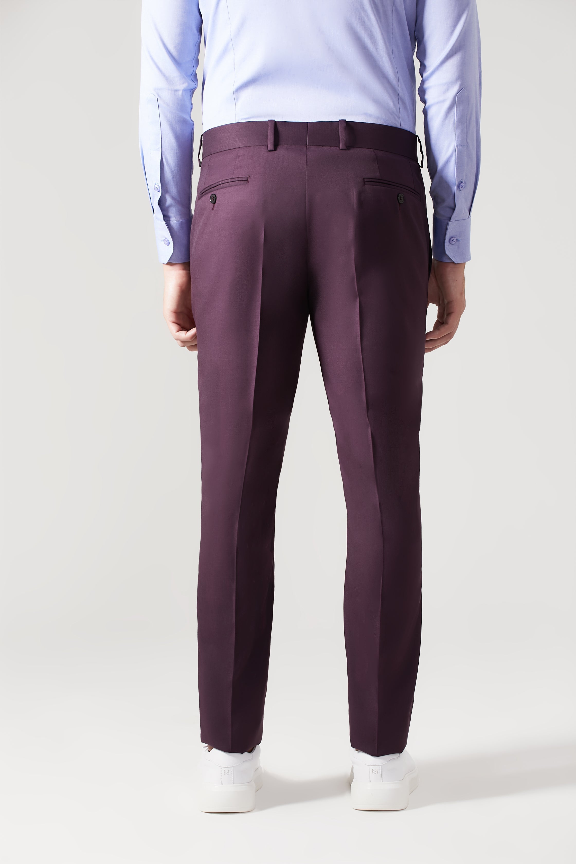 Calça Lã Super 120 Vinho